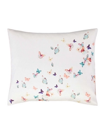 Taies d'oreiller Esprit Spring Butterflies Multi Satin de Coton (65 x 65 cm)
