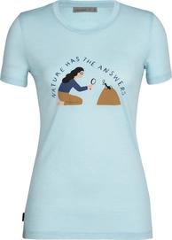 T-Shirt Icebreaker Women Tech Lite II SS Tee Nature has the Ans Haze