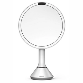 Miroir avec Senseur Simplehuman Agrandissement x5 Blanc