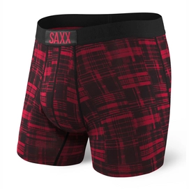Boxershorts Saxx Vibe Red Patched Plaid Herren