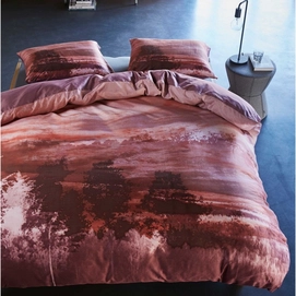 Bettwäsche Essenza Salo Red Mako-Satin