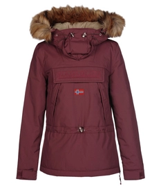 Ski Jas Napapijri Skidoo  Eco-Fur Old Red Women