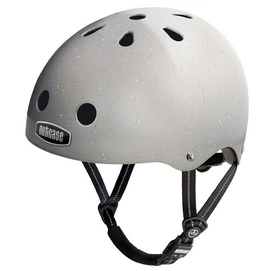 Nutcase Supersolid Silver Sparkle Helm