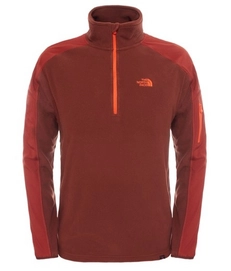 Polaire The North Face Men's 100 Glacier Delta 1/4 Zip Sequoia Red