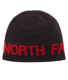 Bonnet The North Face TNF Beanie Black Red Reversible