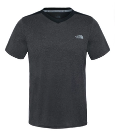 T-Shirt The North Face Men's Reactor S/S V-Neck Dark Grey