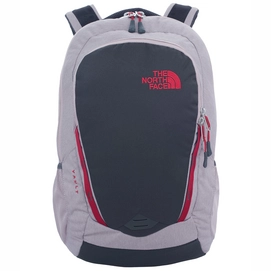 Backpack The North Face W Vault Quail Grey Heather Cerise Pink