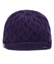 Muts The North Face Side Cable Beanie Garnet Purple