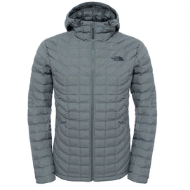 Winterjas The North Face M Thermoball Hoodie Fusebox Grey Texture