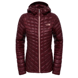 Winterjacke The North Face Thermoball Hoodie Deep Garnet Rot Damen