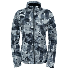 Winterjas The North Face W Thermoball Full Zip TNF Black Swashed Print