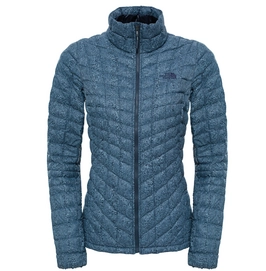 Winterjacke The North Face Thermoball Full Zip Cosmic Blau Frequency Print Damen