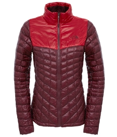 Winterjacke The North Face Thermoball Full Zip Deep Garnet Rot High Risk Damen
