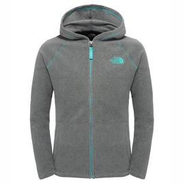 Fleece The North Face Girl's Glacier Full Zip Hoodie Mid Grey