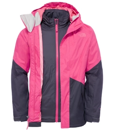 Kinder Ski jas The North Face Girl's Kira Triclimate Cabaret Pink