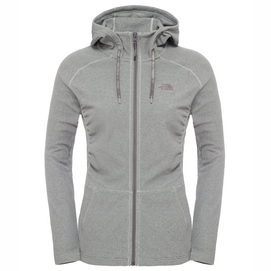 Sweatjacke The North Face Mezzaluna Full Zip Hoodie Subtle Grün Stripe Damen