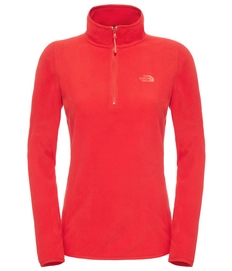 Pull The North Face Women 100 Glacier 1/4 Zip High Risk Red