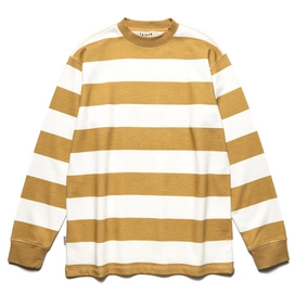Sweatshirt Taikan Striped L/S Crew Tan