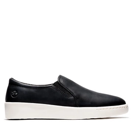 Timberland Women Teya Gore Slip On Black Full Grain