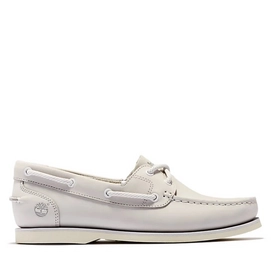 Chaussures Bateau Timberland Women Classic Boat Unlined Boat Lt Grey Nubuck-Taille 39,5