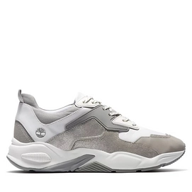 Timberland Women Delphiville Leather Sneaker White Nubuck Sil