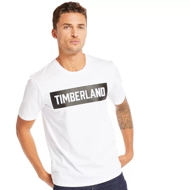 T-Shirt Timberland Men SS Mink Brook 3D Brand Tee White