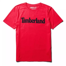 T-Shirt Timberland Men SS Kennebec River Linear Tee Barbados Cherry