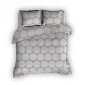 Dekbedovertrek Romanette Balls Grijs Flanel