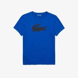 T-Shirt Lacoste Men TH2042 Sport 3D Krokodillenprint Lazuli Black