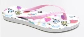 Flip Flops Curl Painted Kids Pink Kinder