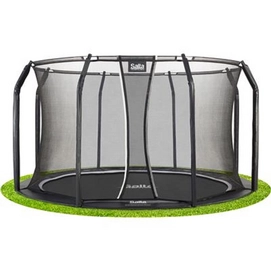 Trampoline Salta Royal Baseground Black 366 + Safety Net