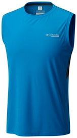 Vest Top Columbia Men Titan Ultra Sleeveless Compass Blue