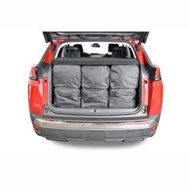 Tassenset Car-Bags Peugeot 3008 II 2016+ (adjustable boot floor in lowest position)
