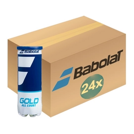 Balles de Tennis Babolat Gold All Court Jaune (Carton 24 x 3)