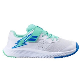 Chaussures de Tennis Babolat Kids Pulsion AC Kid White Biscay Green-Taille 29