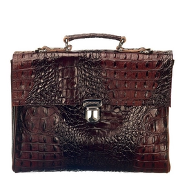 Laptoptas Mutsaers The Walker Bruin Croco