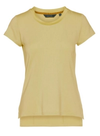 T-Shirt Top Essenza Women Luyza Uni Short Sleeve Dreamy Yellow