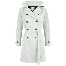 Raincoat Happy Rainy Days Trenchcoat Olympia Stripes Off White Olive