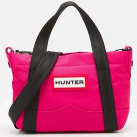 Handtas Hunter Nylon Topclip Tote Mini Bright Pink