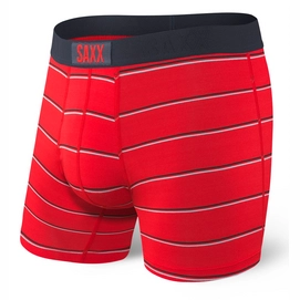 Boxershorts Saxx Vibe Red Shallow Stripe Herren