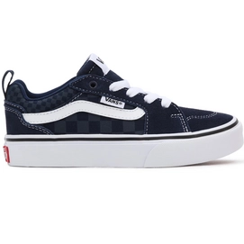 Baskets Vans Youth Filmore Tonal Mix Check Dress Blue White-Taille 28