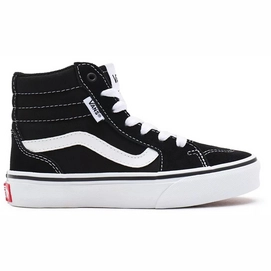 Baskets Vans Youth Filmore Hi Suede Canvas Black White-Taille 38,5