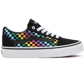 Baskets Vans Youth Ward Rainbow Mini Check Black White-Taille 33