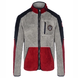 Vest Napapijri Yupik Stand Multicolour Red Black Grey Men