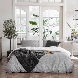 Bettwäsche Walra Dots & Doodles Anthrazit Renforcé