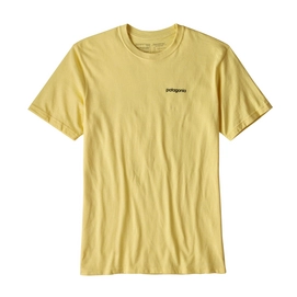 T-Shirt Patagonia Line Logo Badge Responsibili-Tee Crest Yellow Herren