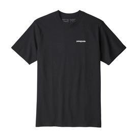 T-Shirt Patagonia Men's P-6 Logo Responsibili-Tee Black