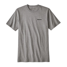 T-shirt Patagonia Men's P-6 Logo Responsibili-Tee Gravel Heather