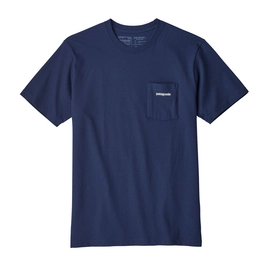 T-shirt Patagonia Men P-6 Logo Pocket Responsibili-Tee Classic Navy