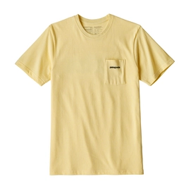 T-Shirt Patagonia Men's P-6 Logo Pocket Responsibili-Tee Crest Yellow